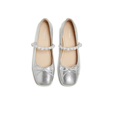 天美意2025秋新款商场同款纯色优雅气质百搭女玛丽珍鞋BL311CQ5