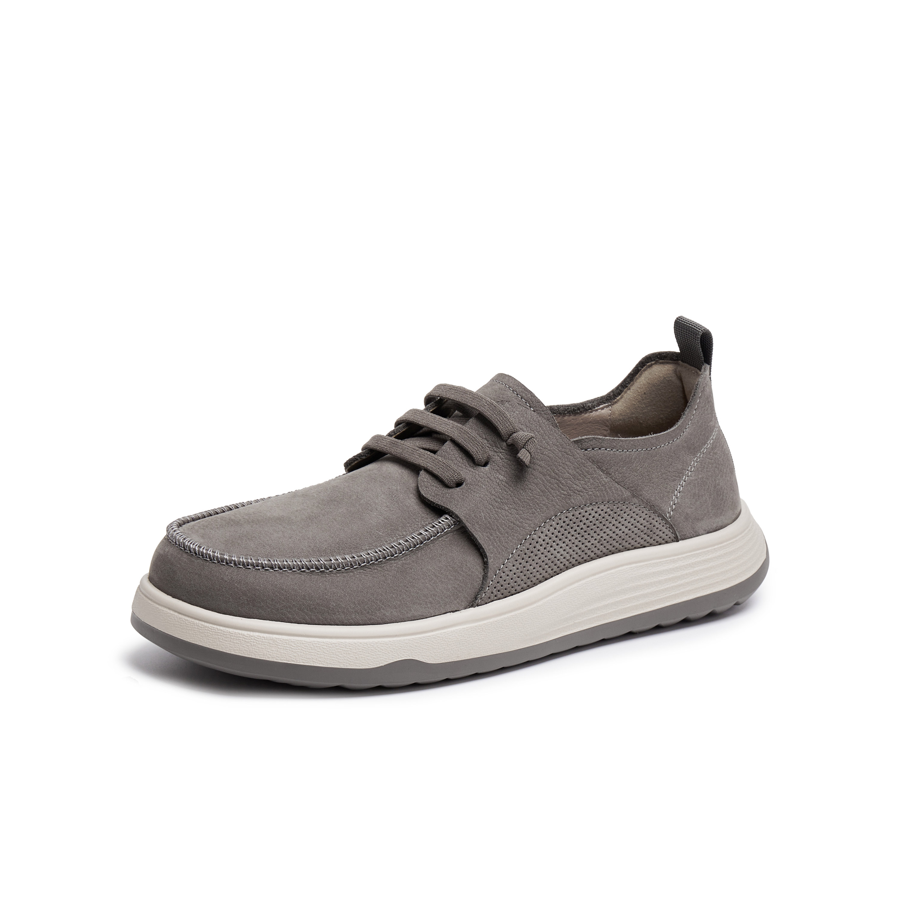 天美意2025秋新款商场同款纯色百搭休闲平底男勃肯鞋FEC01CM5