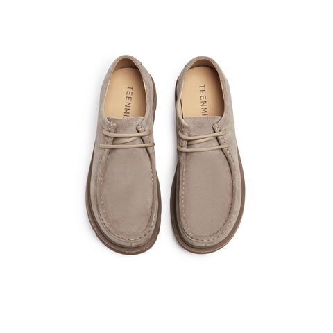 天美意2025秋新款户外休闲百搭复古系带潮流男工装鞋DSX70CM5