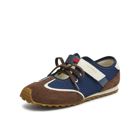 天美意2025秋新款商场同款休闲户外运动芭蕾鞋女单鞋BL591CQ5