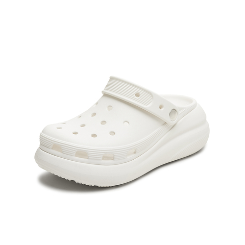 天美意2025夏新款拖鞋百搭纯色潮流小个子户外女洞洞鞋KT093BT5