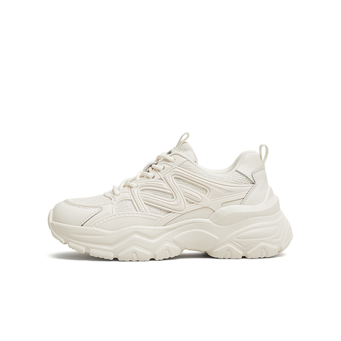 天美意2025夏新款厚底休闲系带百搭运动户外女老爹鞋KD085BM5