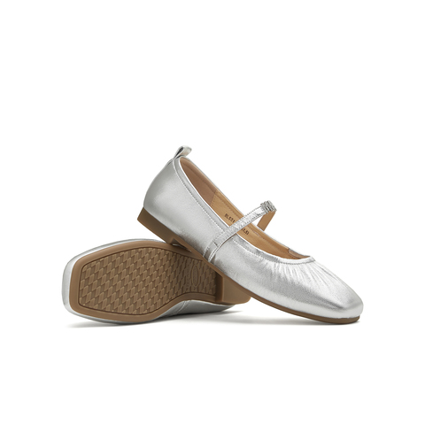 天美意2025秋新款商场同款休闲百搭纯色女芭蕾玛丽珍鞋BL551CQ5