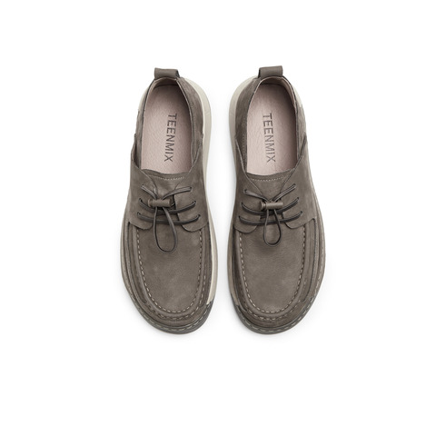 天美意2025秋新款商场同款休闲百搭复古系带男勃肯鞋3VM01CM5