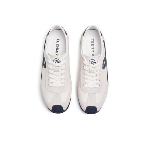 天美意2025秋新款商场同款运动休闲阿甘鞋百搭男德训鞋3VW01CM5