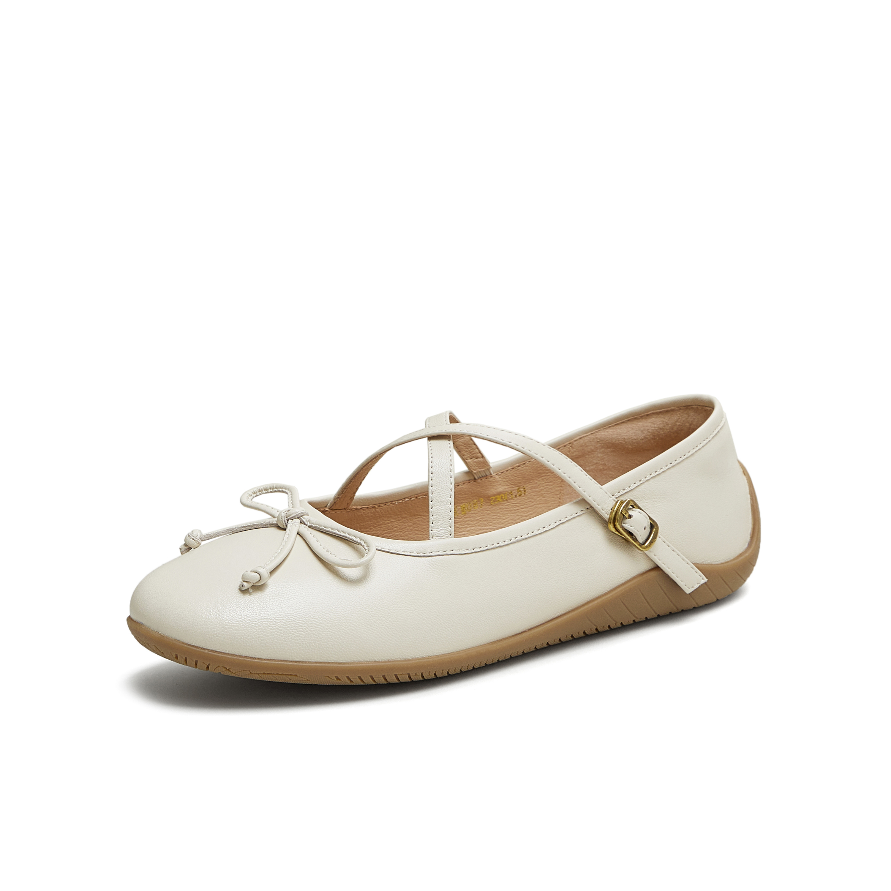 天美意2025秋新款商场同款时尚芭蕾蝴蝶结女玛丽珍鞋KM087CQ5