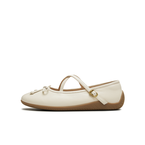 天美意2025秋新款商场同款时尚芭蕾蝴蝶结女玛丽珍鞋KM087CQ5