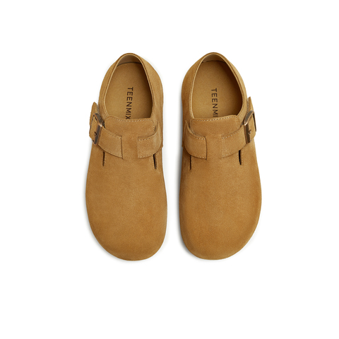 天美意2025秋新款平底单鞋两穿半拖鞋男女同款勃肯鞋KK062CM5