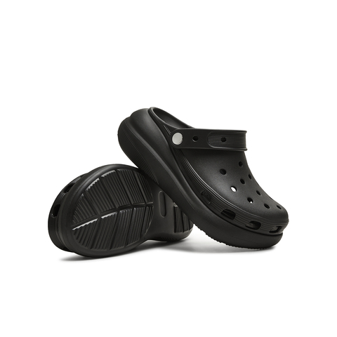 天美意2025夏新款拖鞋百搭纯色潮流小个子户外女洞洞鞋KT093BT5