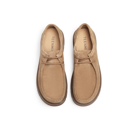 天美意2025秋新款户外休闲百搭复古系带潮流男工装鞋DSX70CM5