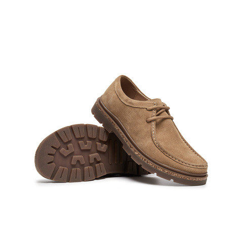 天美意2025秋新款户外休闲百搭复古系带潮流男工装鞋DSX70CM5