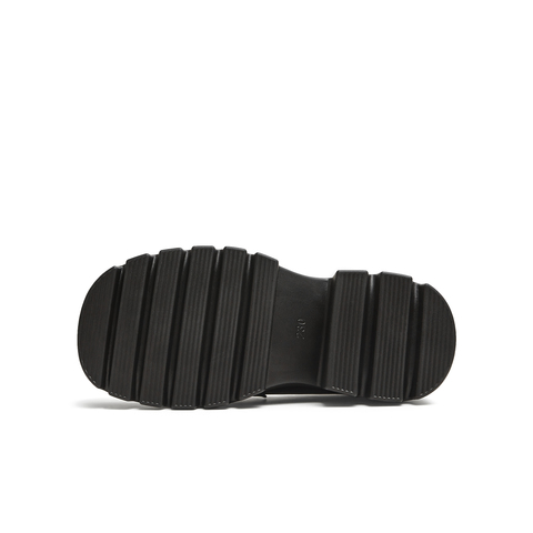 天美意2025秋新款粗跟乐福鞋英伦学院复古女皮单鞋KE068CM5