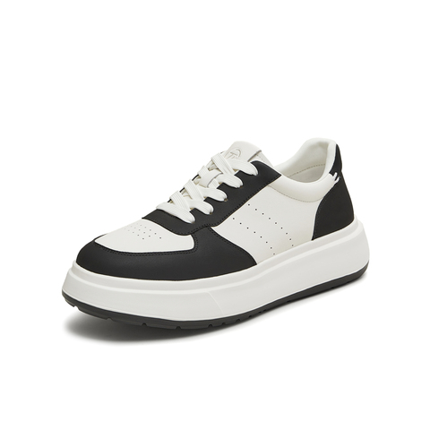 天美意2025秋新款商场同款休闲百搭厚底男女同款女板鞋KB096CM5