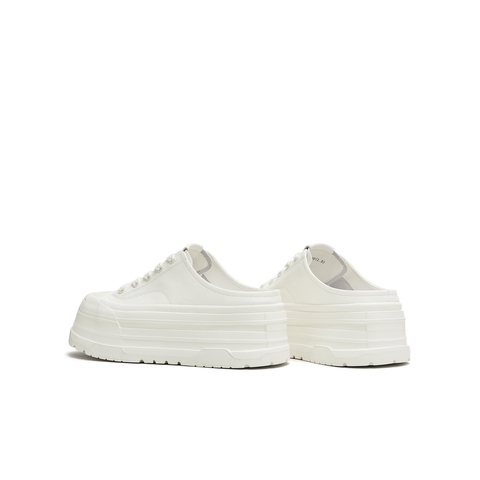 天美意2025秋新款时尚百搭拖鞋休闲通勤运动女帆布鞋KJ009CM5