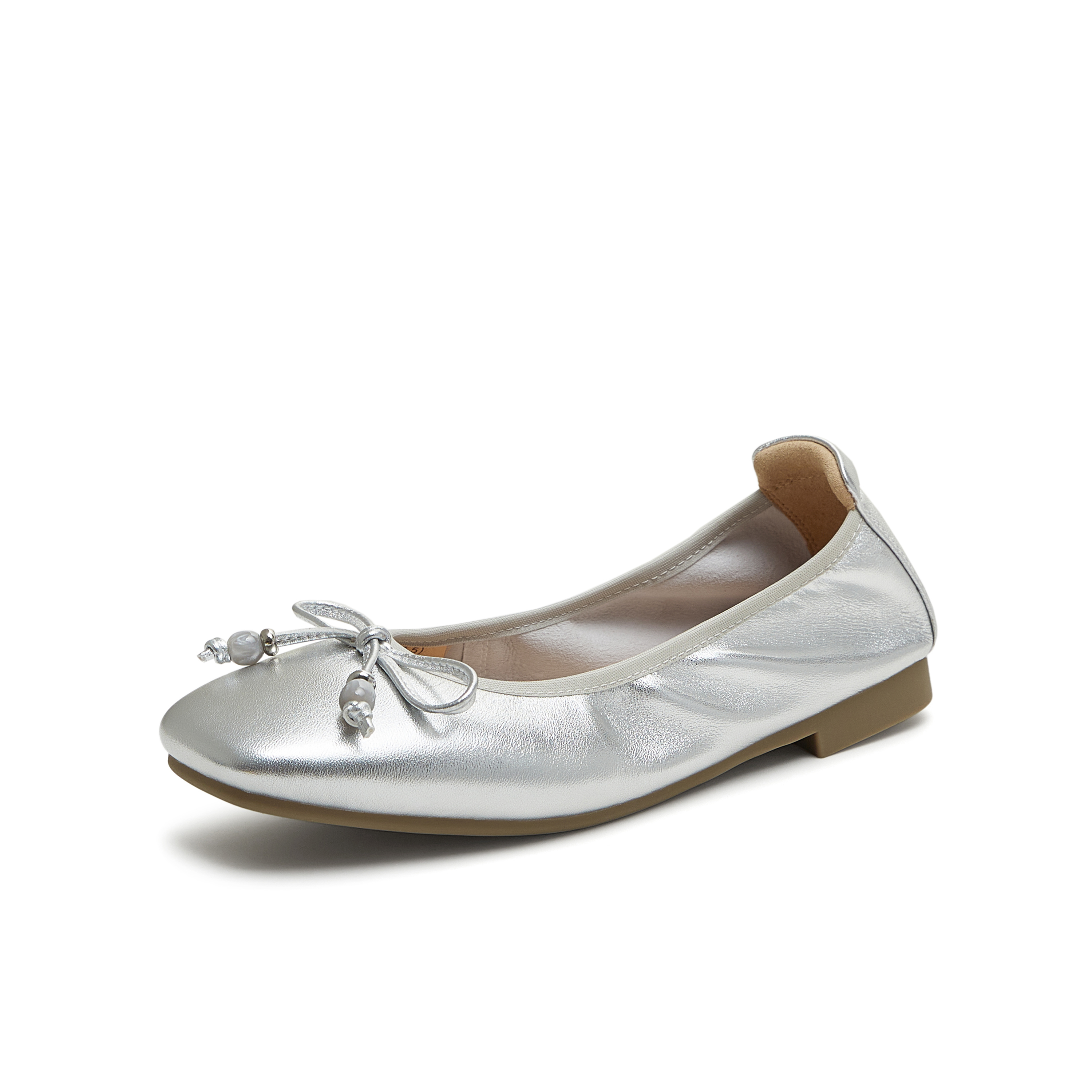 天美意2025秋新款商场同款韩系百搭复古女芭蕾玛丽珍鞋BG963CQ5