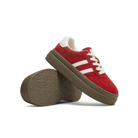 天美意2025秋新款商场同款休闲复古百搭厚底女德训鞋BL301CM5