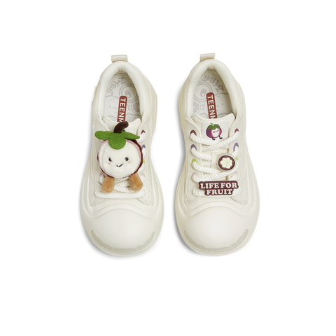 天美意2025秋新款商场同款系带厚底水果鞋花女大头鞋CIK23CM5