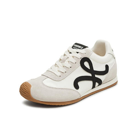 天美意2025秋新款潮流运动休闲百搭复古德训鞋女阿甘鞋KG126CM5