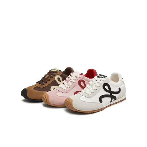 天美意2025秋新款潮流运动休闲百搭复古德训鞋女阿甘鞋KG126CM5