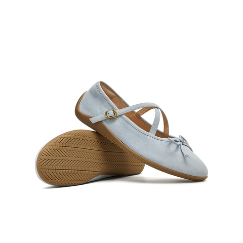 天美意2025秋新款商场同款时尚芭蕾蝴蝶结女玛丽珍鞋KM087CQ5