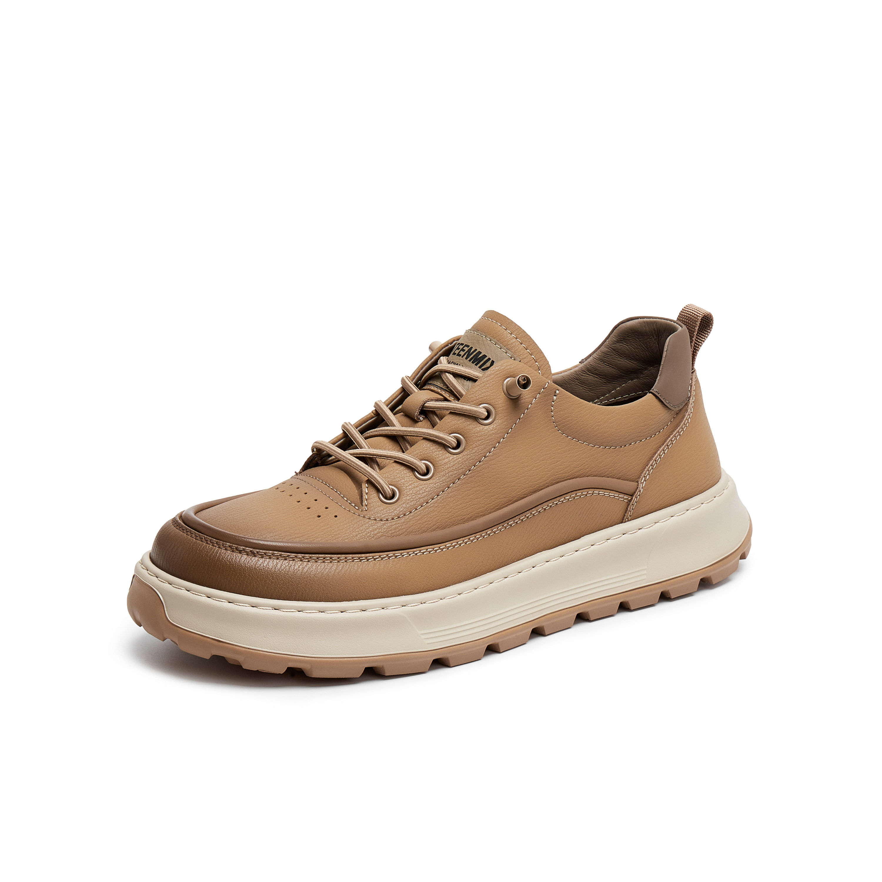 天美意2025秋新款商场同款休闲系带厚底户外男工装鞋3VL01CM5