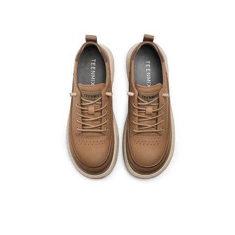 天美意2025秋新款商场同款休闲系带厚底户外男工装鞋3VL01CM5