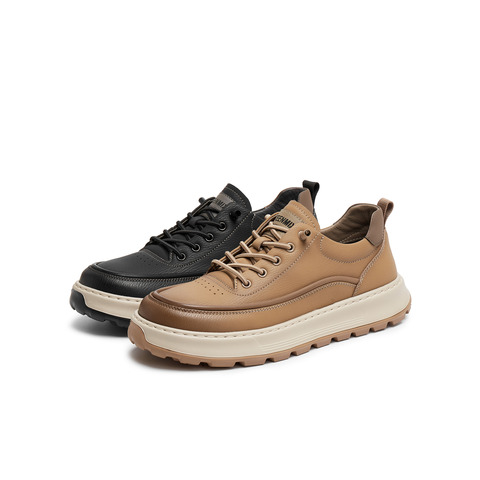 天美意2025秋新款商场同款休闲系带厚底户外男工装鞋3VL01CM5