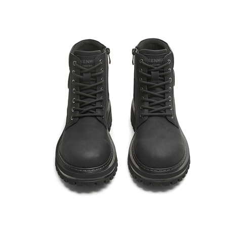 天美意2025冬新款复古百搭户外休闲工装靴短靴男靴KDX15DD5