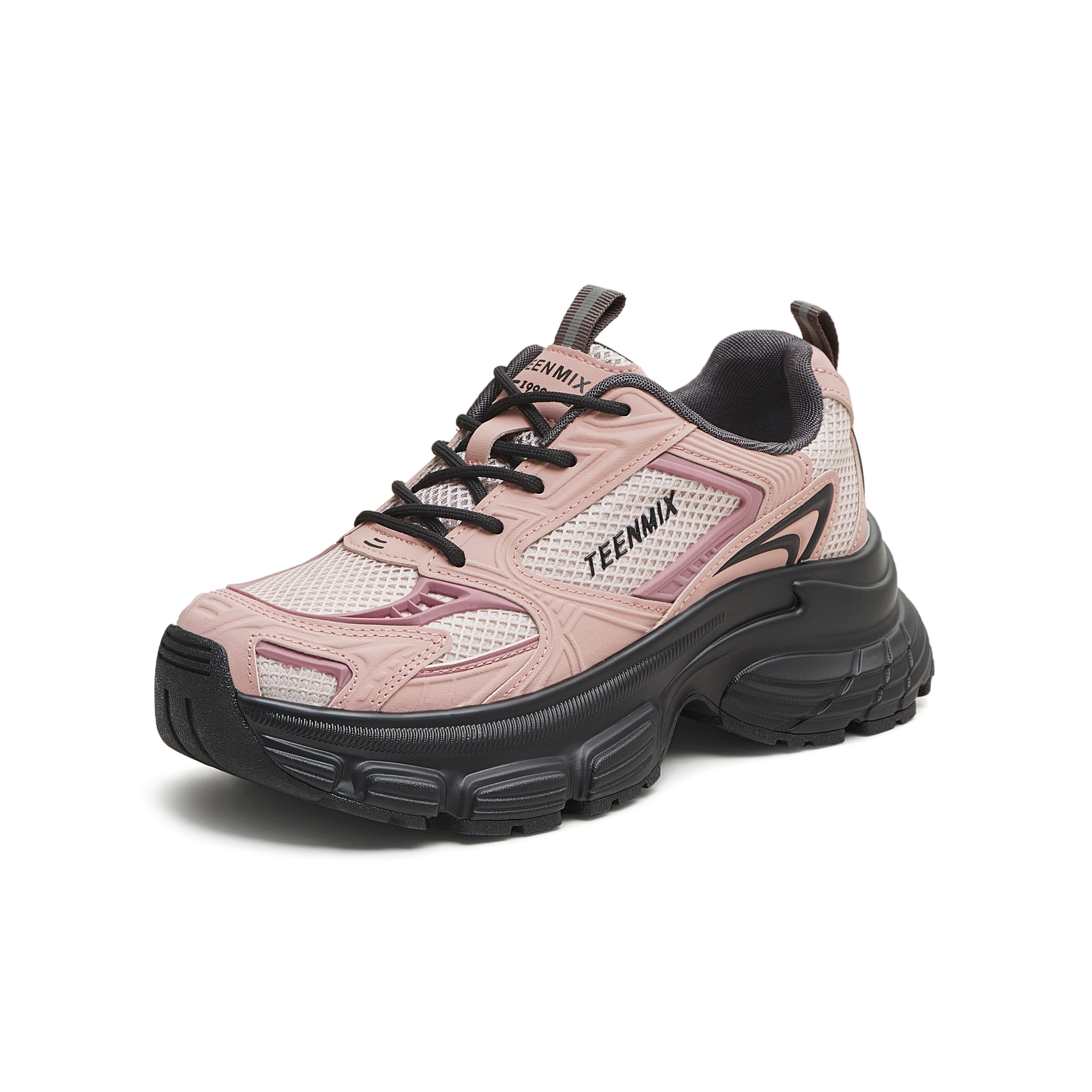 天美意2025秋新款商场同款厚底休闲系带潮流女老爹鞋BK962CM5