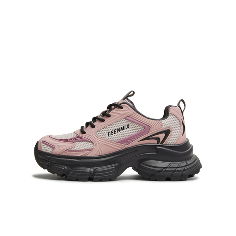 天美意2025秋新款商场同款厚底休闲系带潮流女老爹鞋BK962CM5