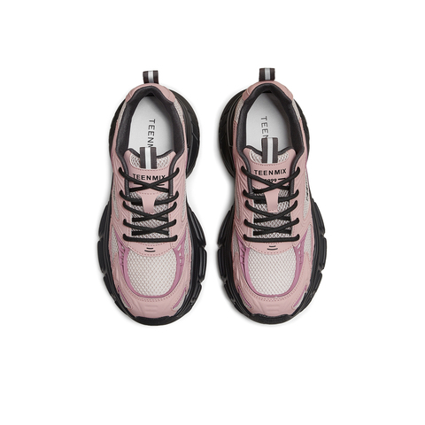 天美意2025秋新款商场同款厚底休闲系带潮流女老爹鞋BK962CM5