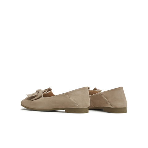 天美意2025秋新款商场同款蝴蝶结装饰女芭蕾玛丽珍鞋BL581CQ5