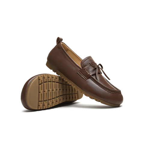 天美意2025秋新款商场同款纯色一脚蹬舒适百搭女勃肯鞋BK571CM5