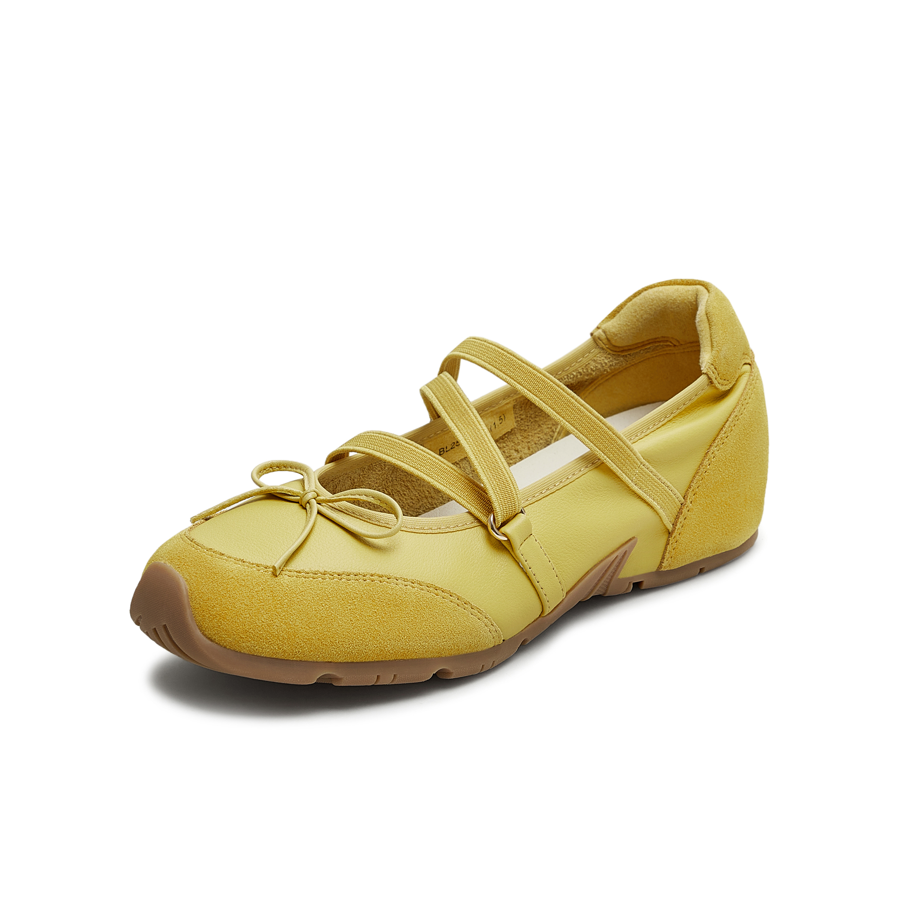 天美意2025秋新款商场同款潮流休闲纯色百搭女玛丽珍鞋BL251CQ5