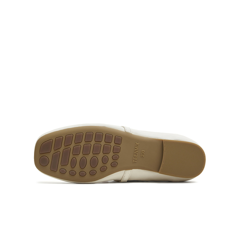 天美意2025秋新款商场同款纯色平底舒适女芭蕾玛丽珍鞋BL541CQ5