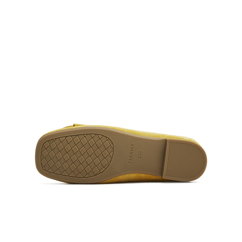 天美意2025秋新款商场同款蝴蝶结装饰女芭蕾玛丽珍鞋BL581CQ5