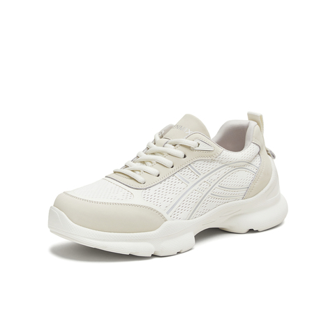 天美意2025秋新款商场同款休闲百搭纯色厚底女健步鞋BK932CM5