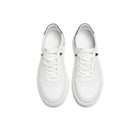 天美意2025秋新款商场同款免系带简约舒适男休闲板鞋3WA01CM5