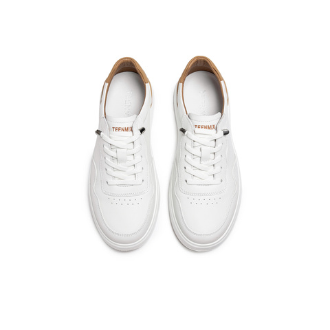 天美意2025秋新款商场同款免系带简约舒适男休闲板鞋3WA01CM5