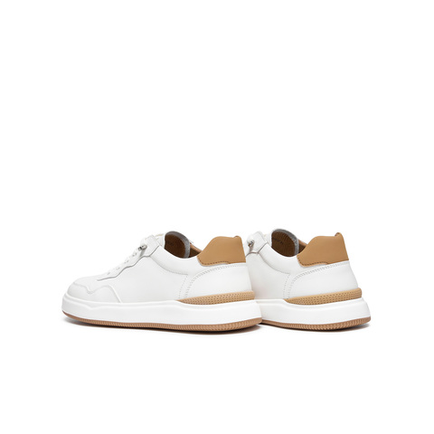 天美意2025秋新款商场同款免系带简约舒适男休闲板鞋3WA01CM5