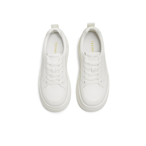 天美意2025秋新款商场同款简约舒适小白鞋休闲鞋女板鞋BL392CM5