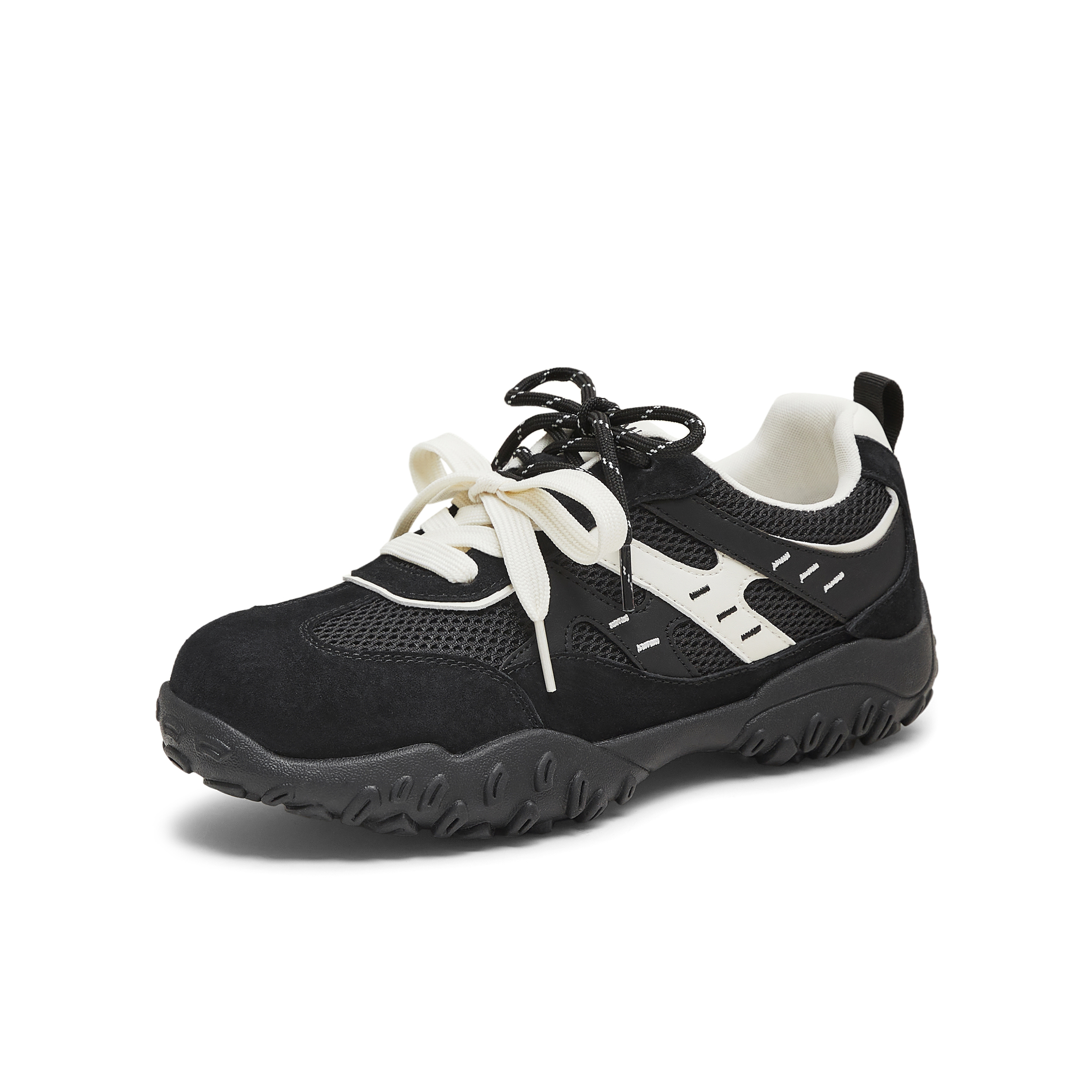 天美意2025秋新款商场同款拼色百搭阿甘德训鞋女休闲鞋BL231CM5