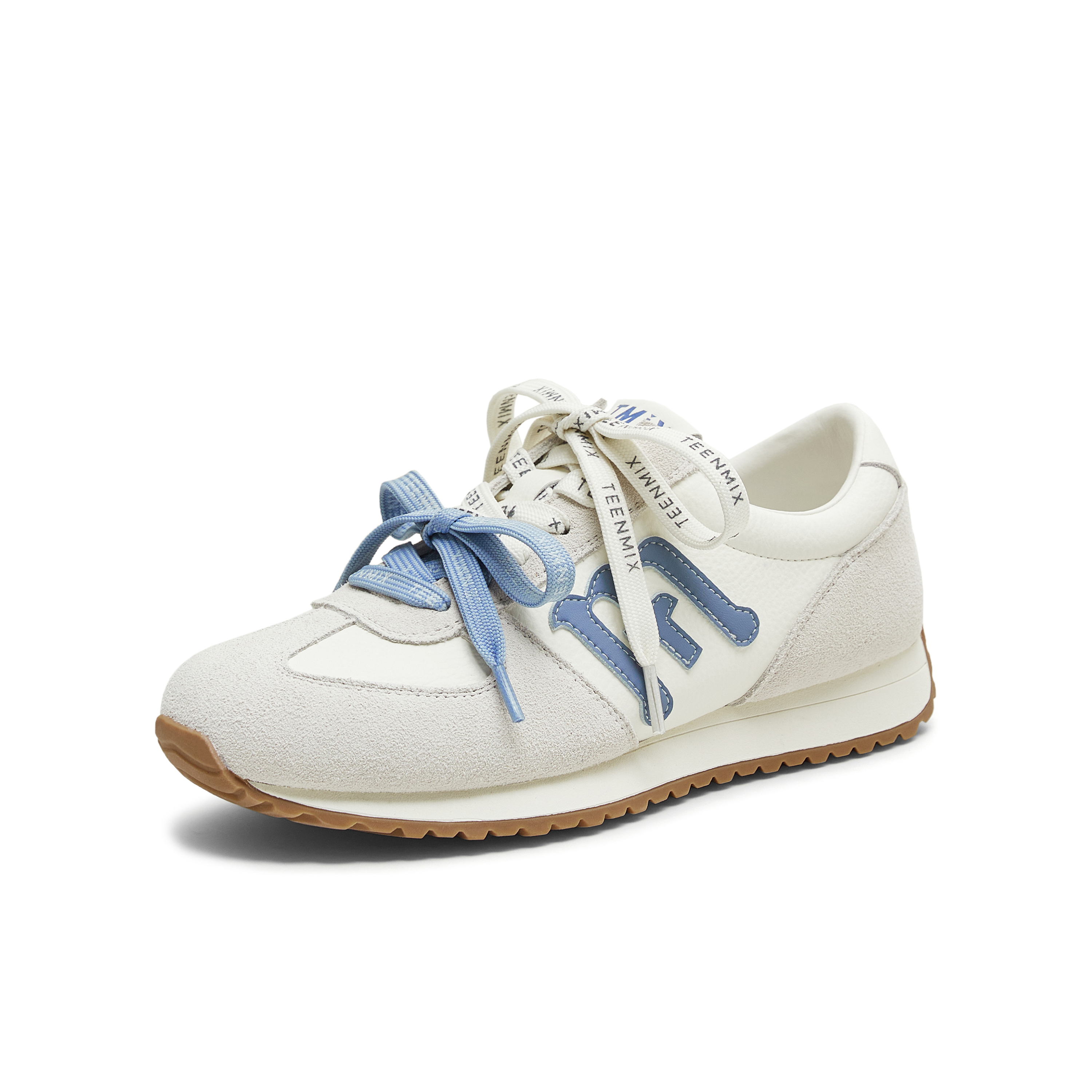 天美意2025秋新款商场同款复古厚底百搭系带女阿甘鞋BL891CM5