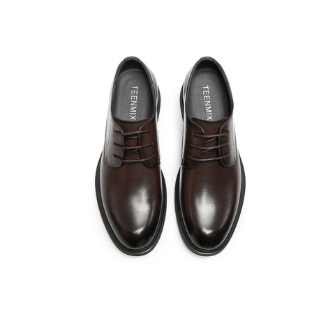 天美意2025秋新款商场同款商务四季英伦通勤男正装皮鞋3WO01CM5