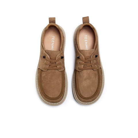 天美意2025秋新款商场同款复古百搭慵懒外穿男勃肯鞋3WH01CM5