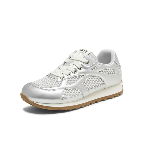 天美意2025秋新款商场同款网面拼接阿甘德训鞋女休闲鞋BL881CM5