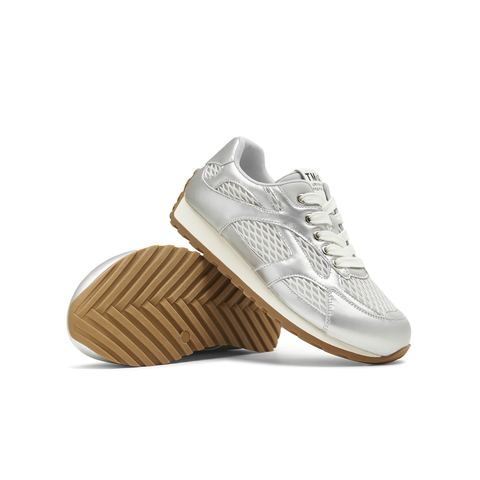 天美意2025秋新款商场同款网面拼接阿甘德训鞋女休闲鞋BL881CM5