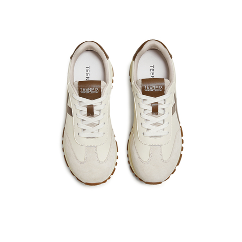 天美意2025秋新款商场同款潮流拼色阿甘鞋时尚女休闲鞋BL811CM5