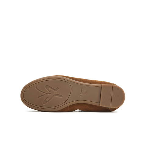 天美意2025秋新款商场同款休闲百搭纯色复古女乐福鞋BL901CA5