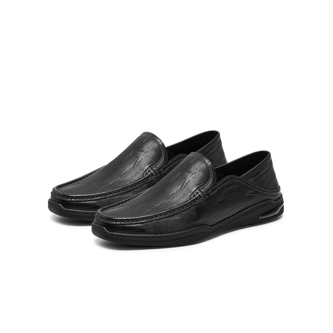 天美意2025秋新款商场同款通勤舒适一脚蹬男休闲皮鞋3WK01CM5